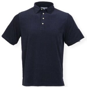 STRONG BOALT The Terry Cloth Polo Blue